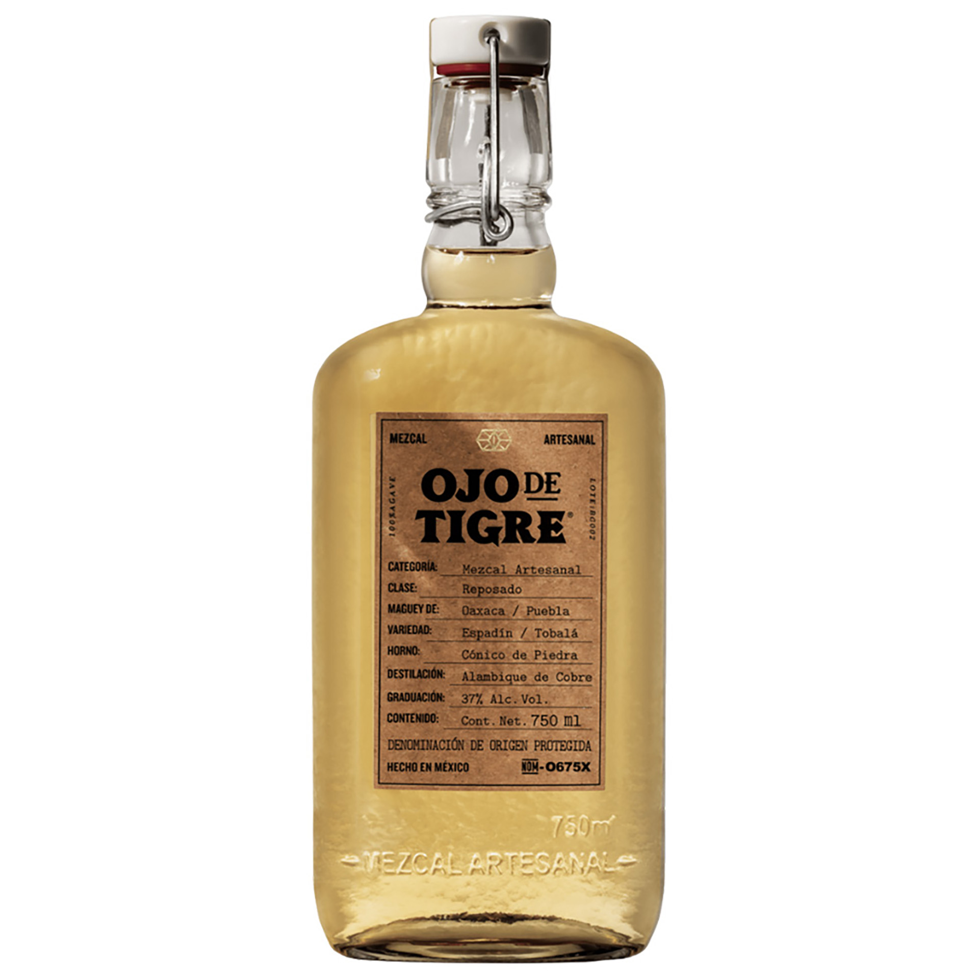 Mezcal Ojo De Tigre Reposado 70Cl 37%