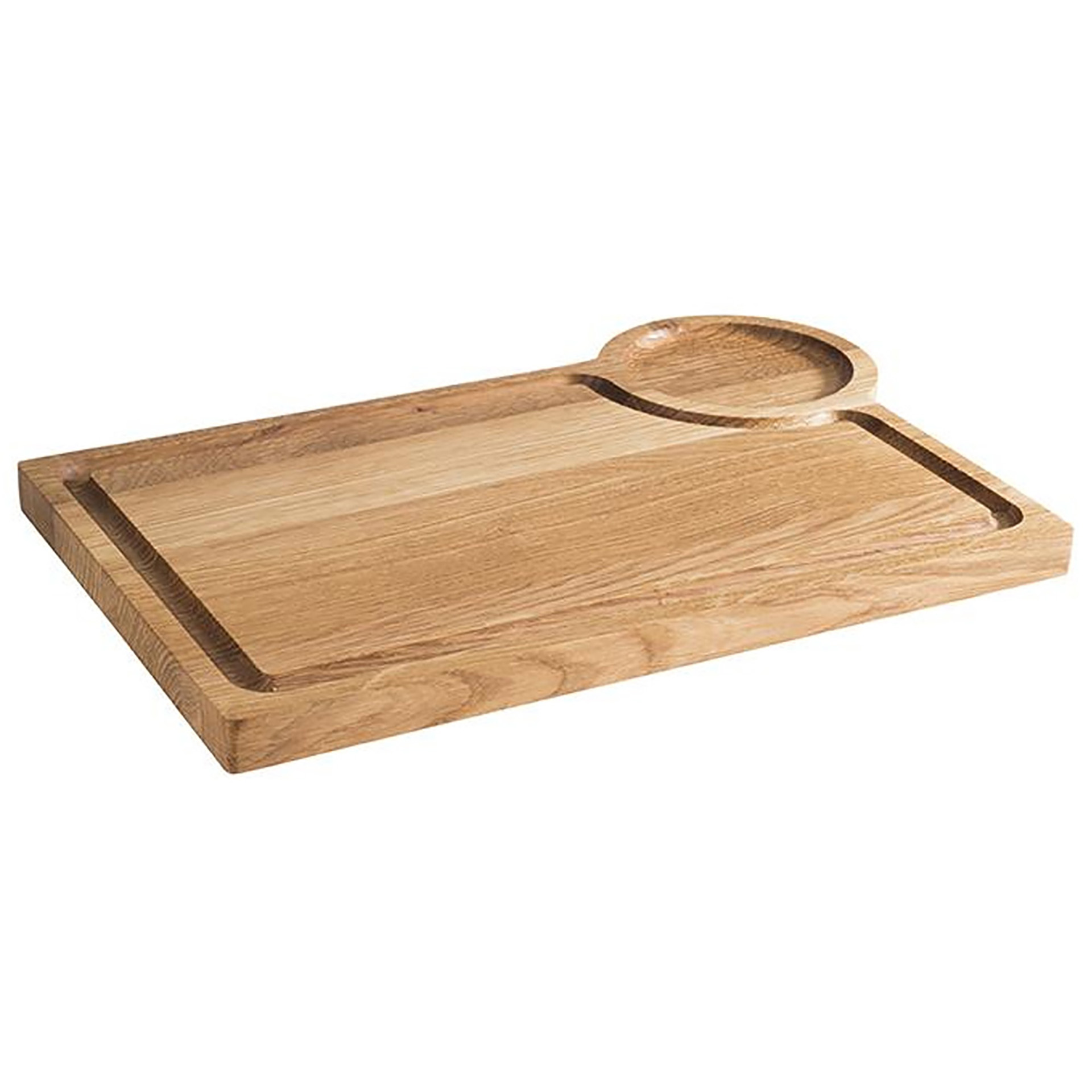 Oak Wood Serving Board 37X25X2Cm