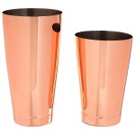 Shaker Tin-On-Tin 28/18Oz Copper Kenko Lumian