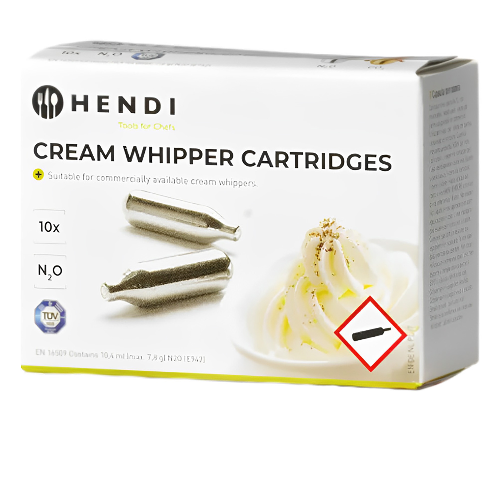 Cream Chargers N02 (Pack 10)