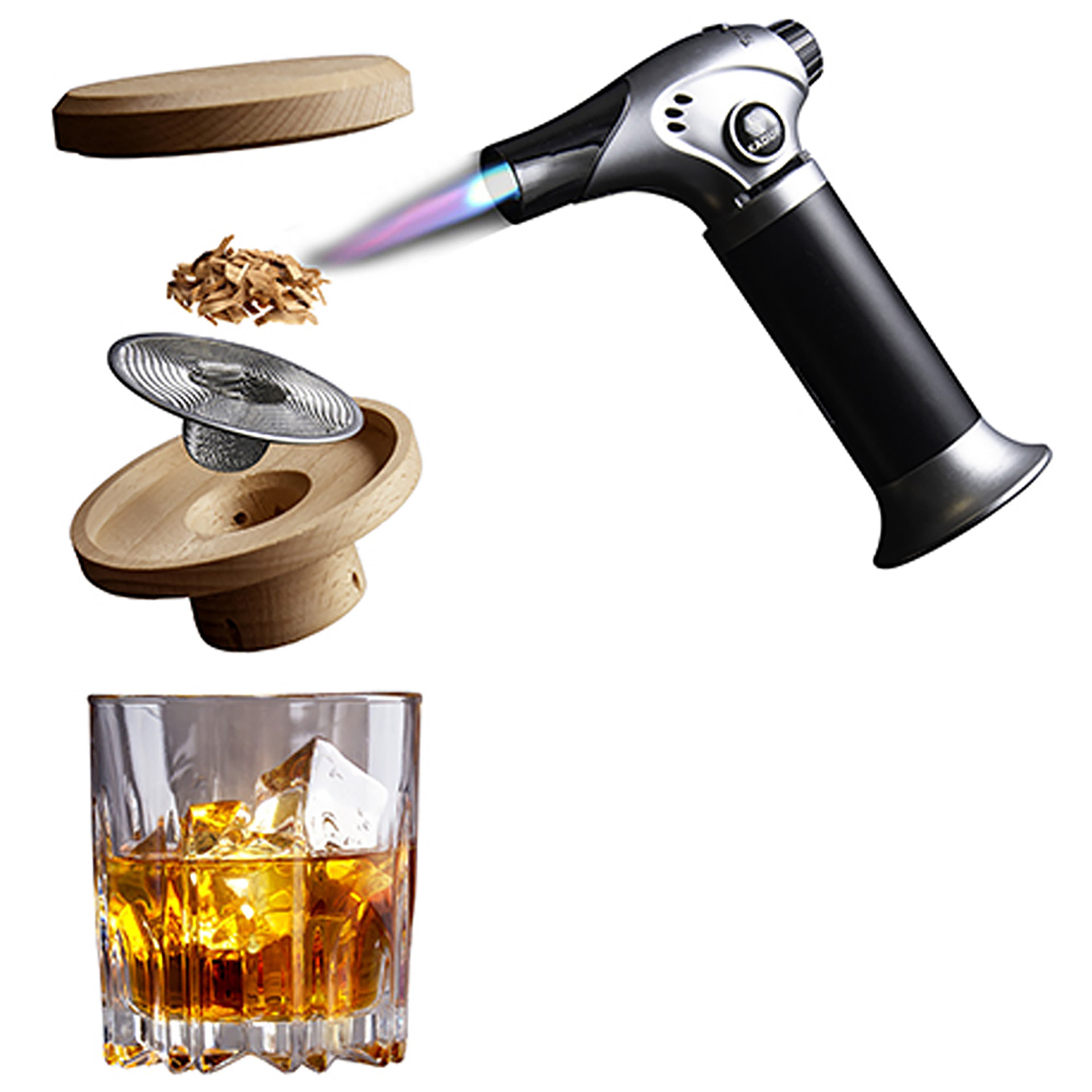 Smoker Set Torch And Chips