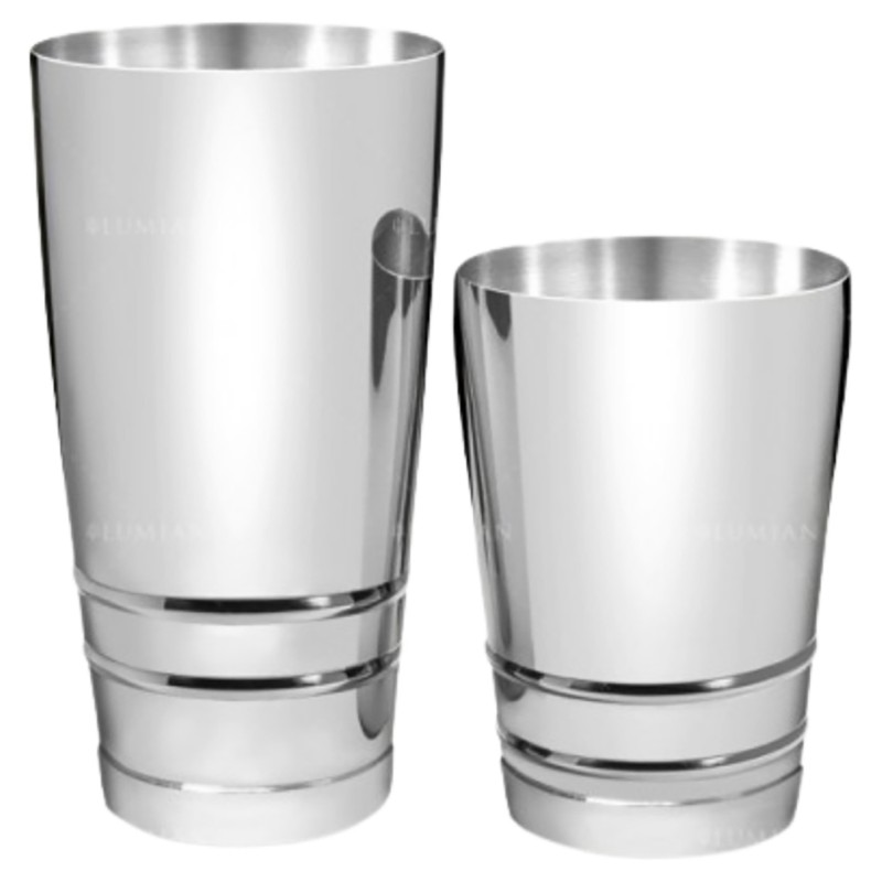 Shaker Tin-On-Tin 28-18Oz  S/S Kenko Saturn