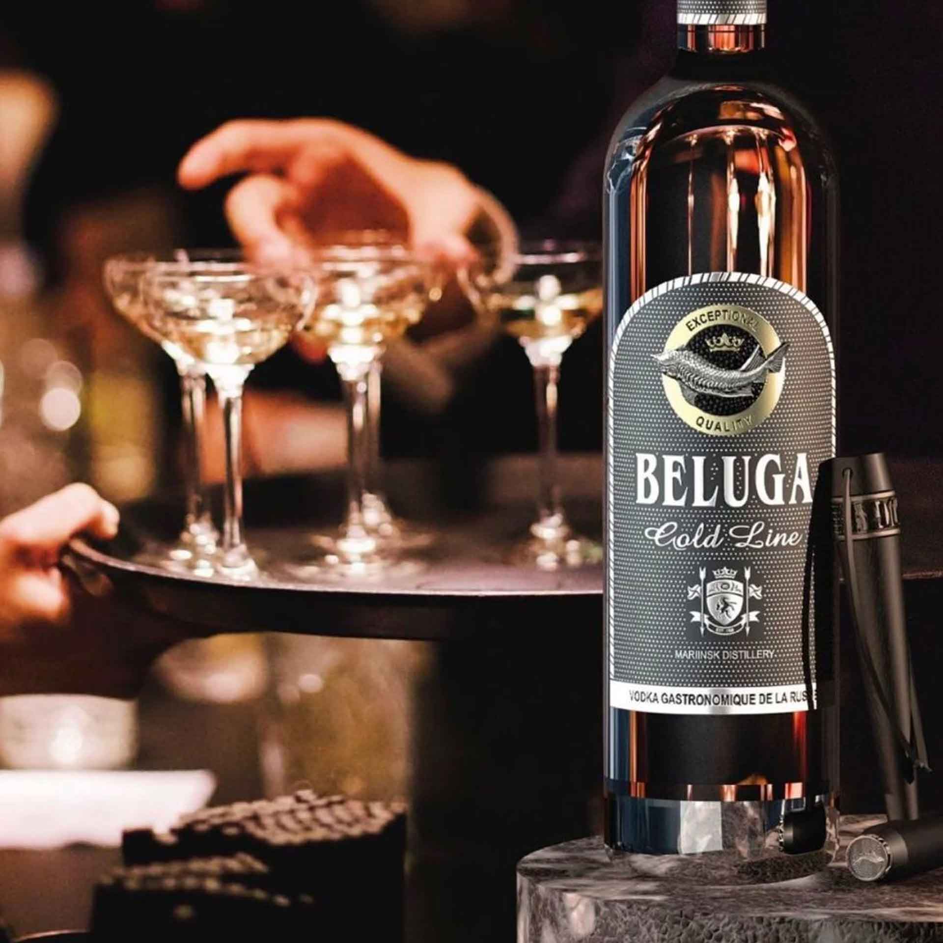 Vodka Beluga Gold Line 70Cl C/Coffret