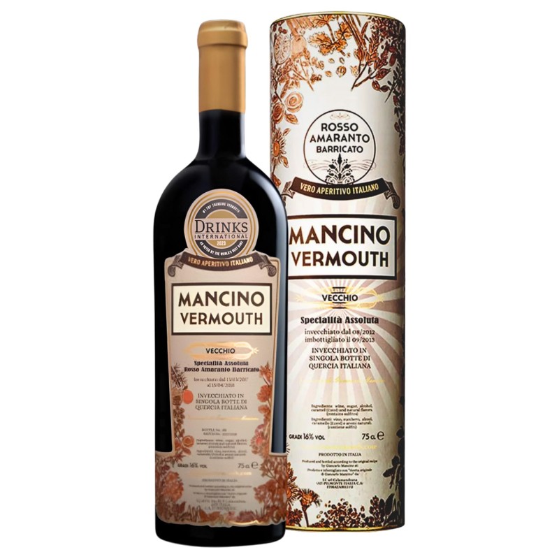 Vermute Mancino Vecchio Limited Edition 75Cl 16% Vermute Mancino Vecchio Limited Edition 75Cl 16%