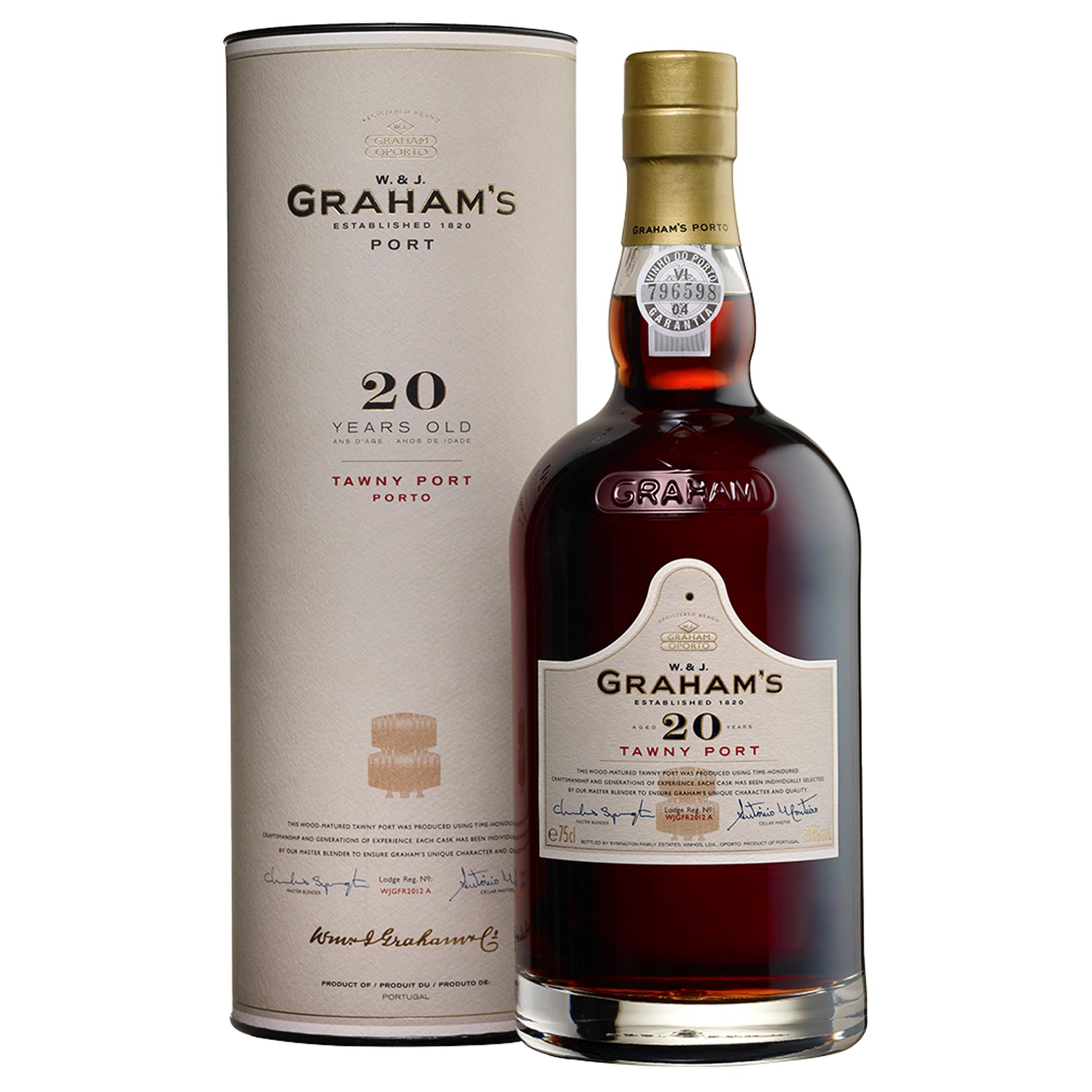 Vinho Do Porto Grahams 20 Anos 75Cl 20%
