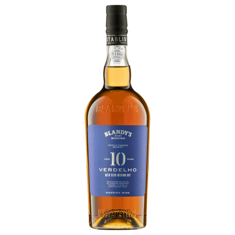 Vinho Da Madeira BlandyS 10 Anos Verdelho 75Cl 19%