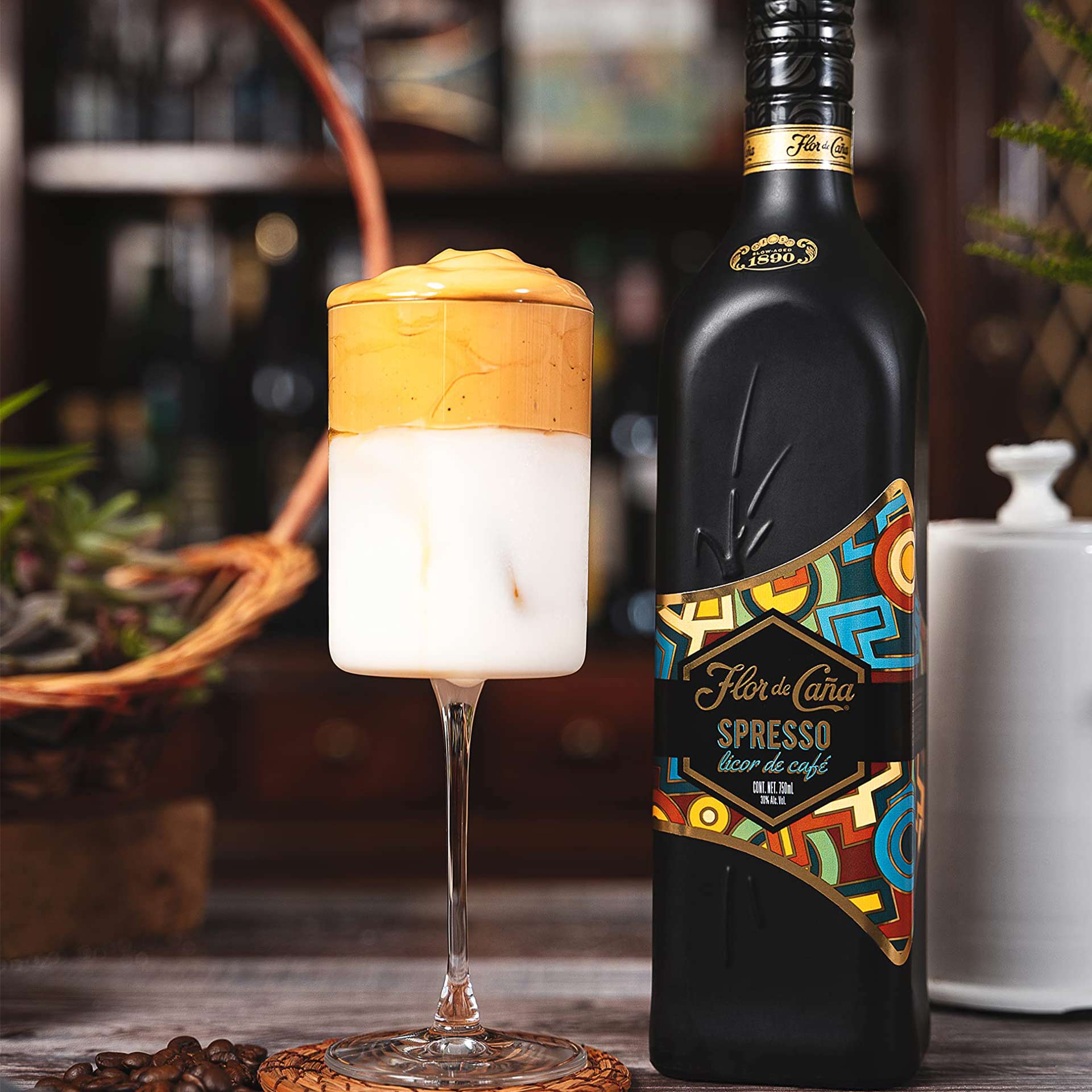 Licor Rum Flor De Caña Spresso 70Cl 25%