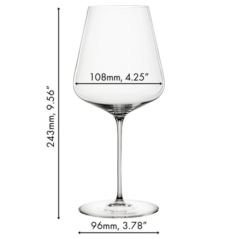 Set 2 Bordeaux Glasses 75Cl Definition
