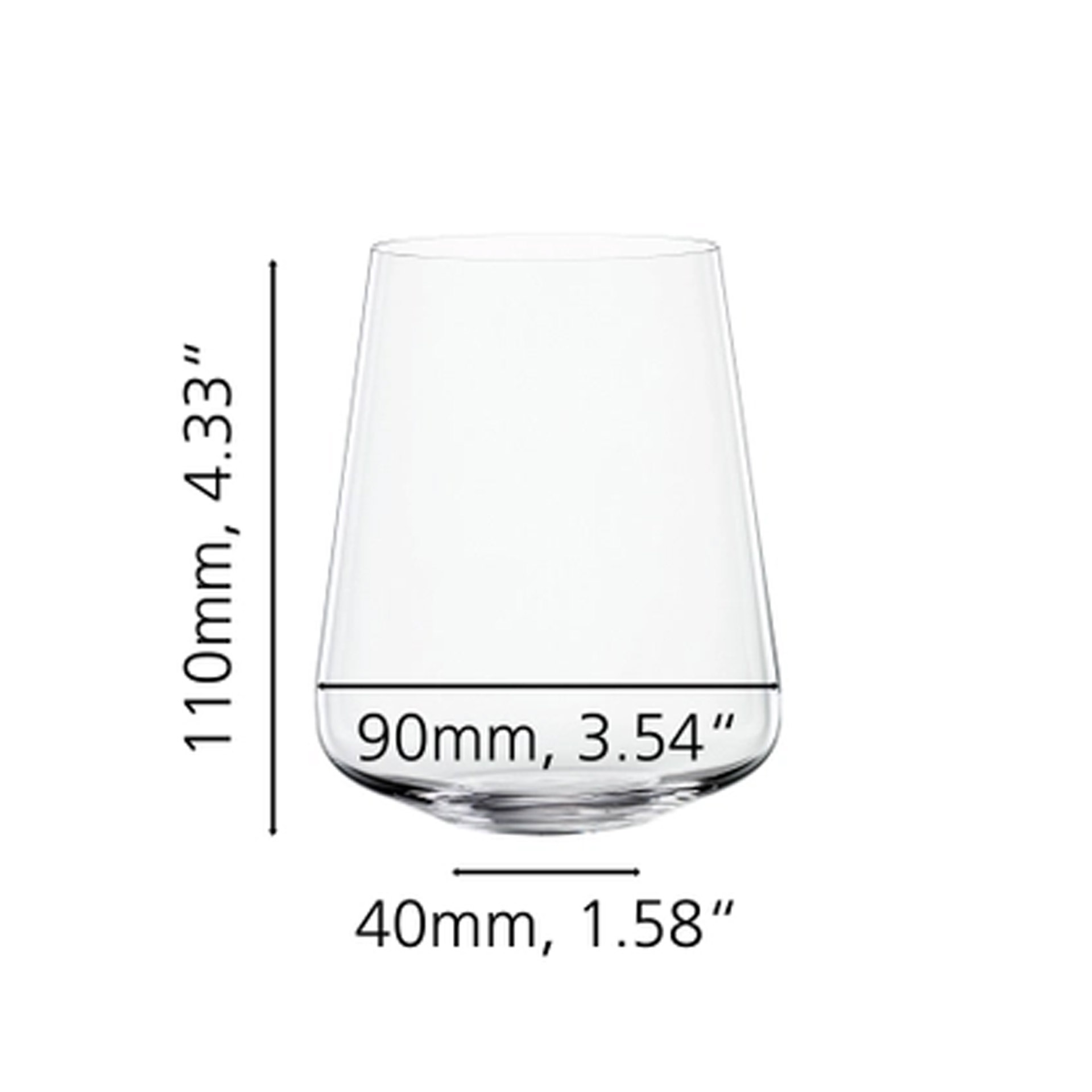 Set 4 Noblesse Glasses 49Cl Definition