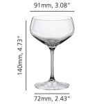 Set 4 Coupe Glasses 23,5Cl Perfect Serve