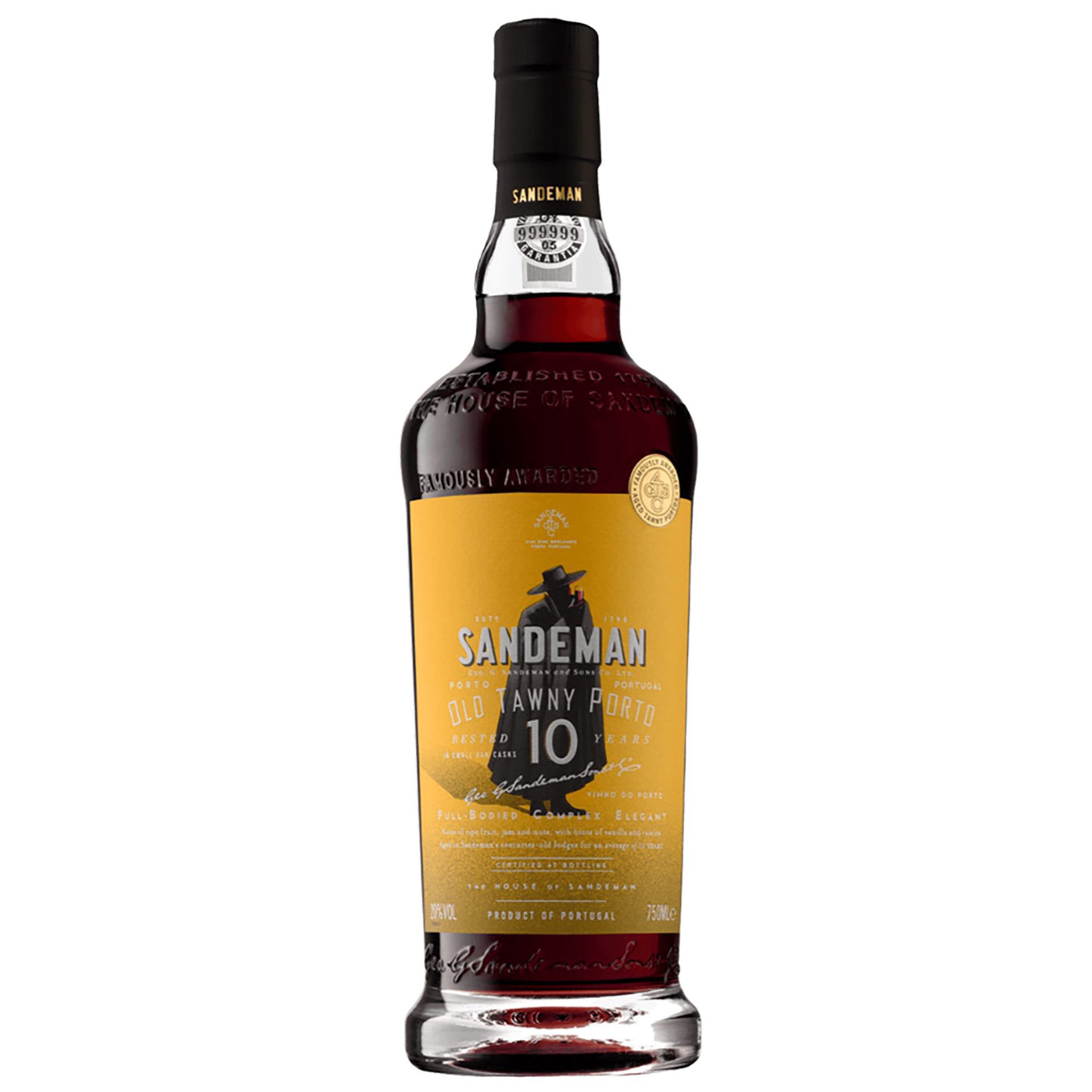 Vinho Porto Tawny 10 Anos Sandeman 75Cl