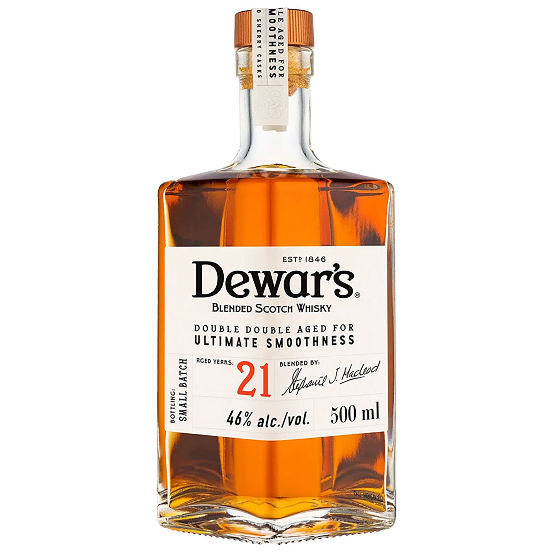 Whisky Dewar´S 21 Years Old Quadruple 50Cl 46%