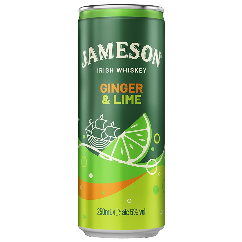Rtd Jameson Ginger And Lime 25Cl 5%