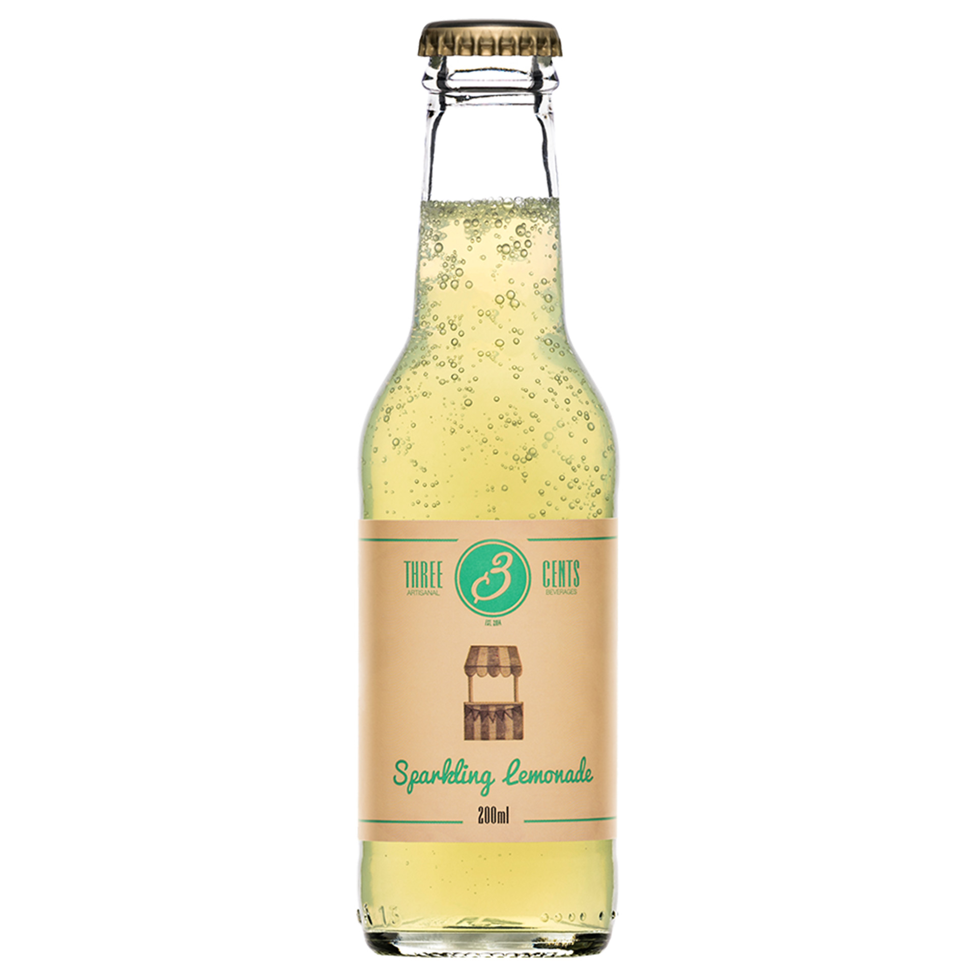 Three Cents Sparkling Lemonade 200Ml