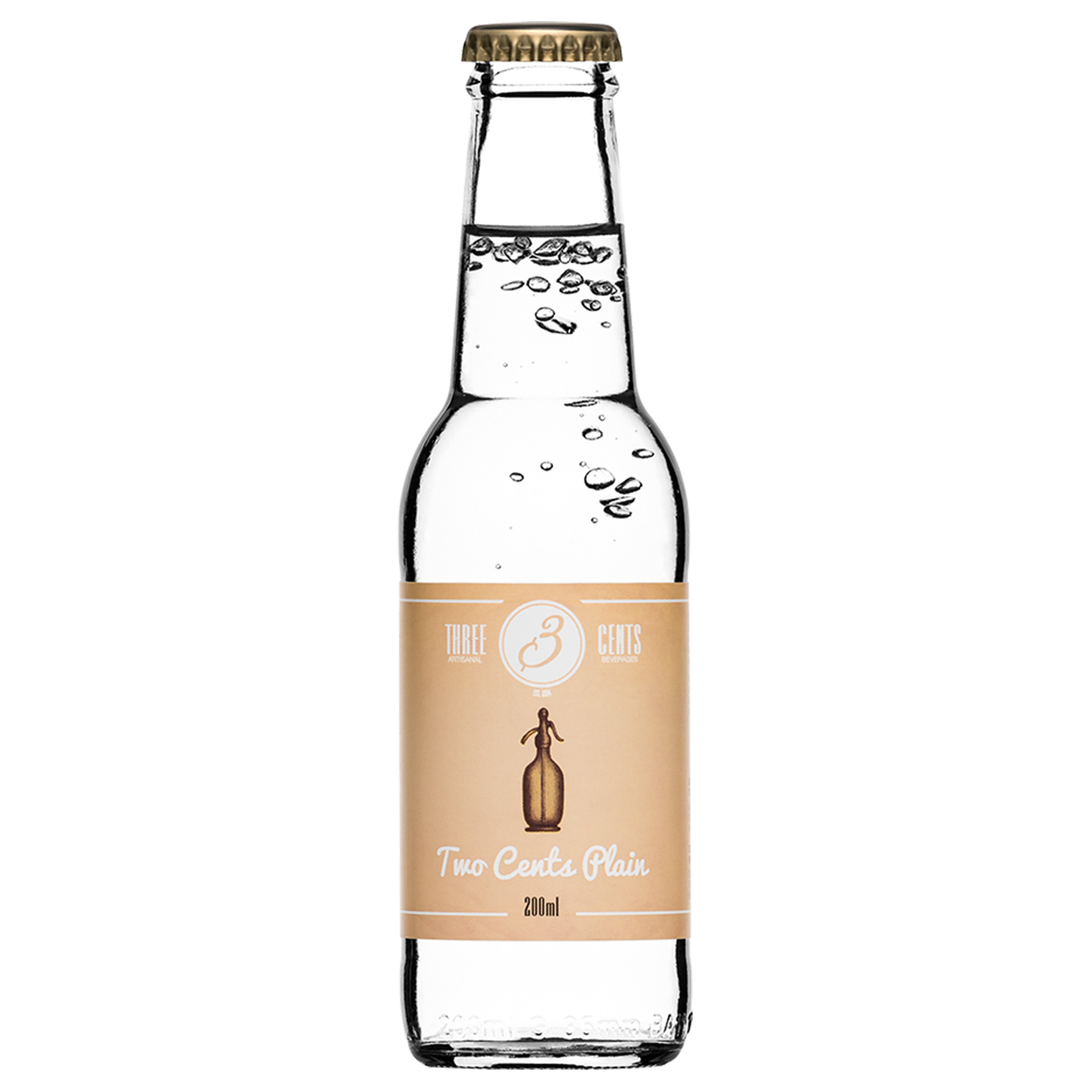 Three Cents Two Cents Plain Soda 200Ml