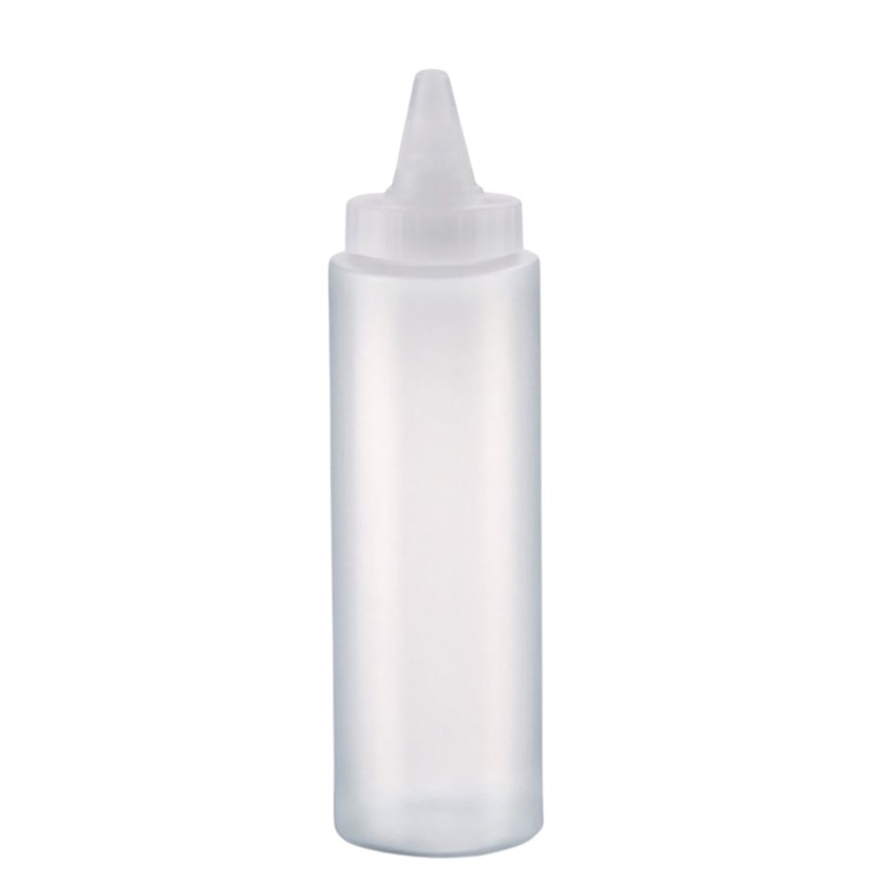 Plastic Squeeze Dispenser Transparent 240Ml