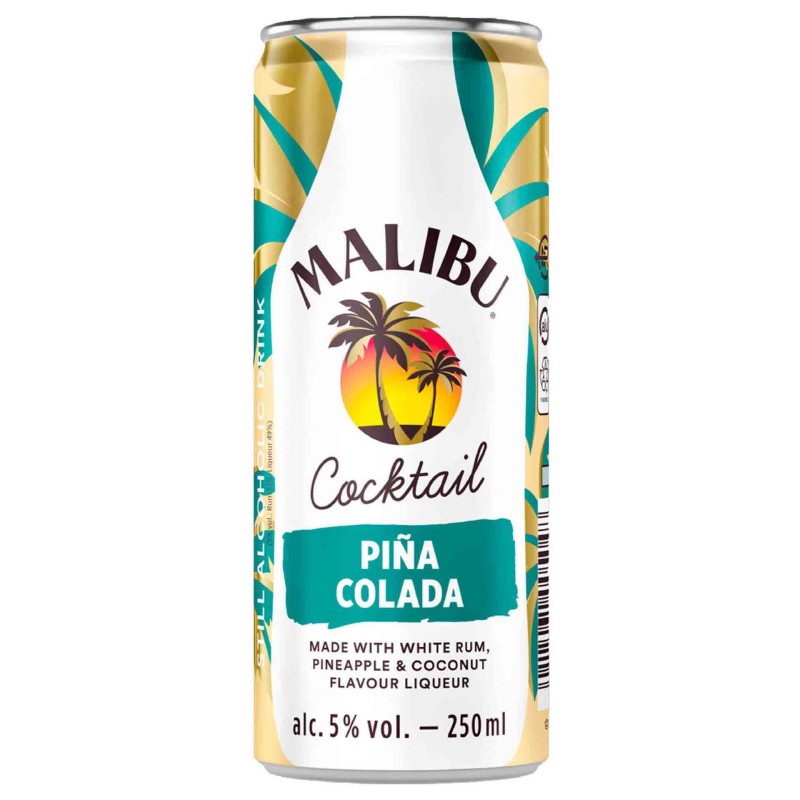 Rtd Malibu Pia Colada 25Cl 5%