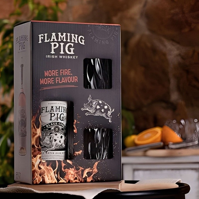 Whisky Flaming Pig Black Cask 70Cl 40%