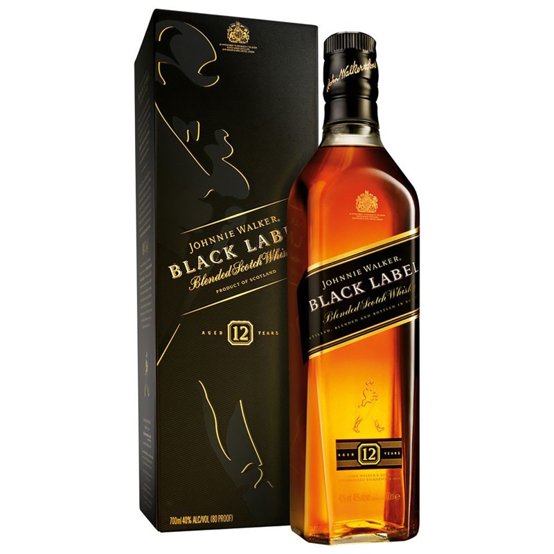 Whisky Blended Johnnie Walker Black Label 70Cl