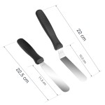 Set Of 2 Mini Stainless Steel Spatulas