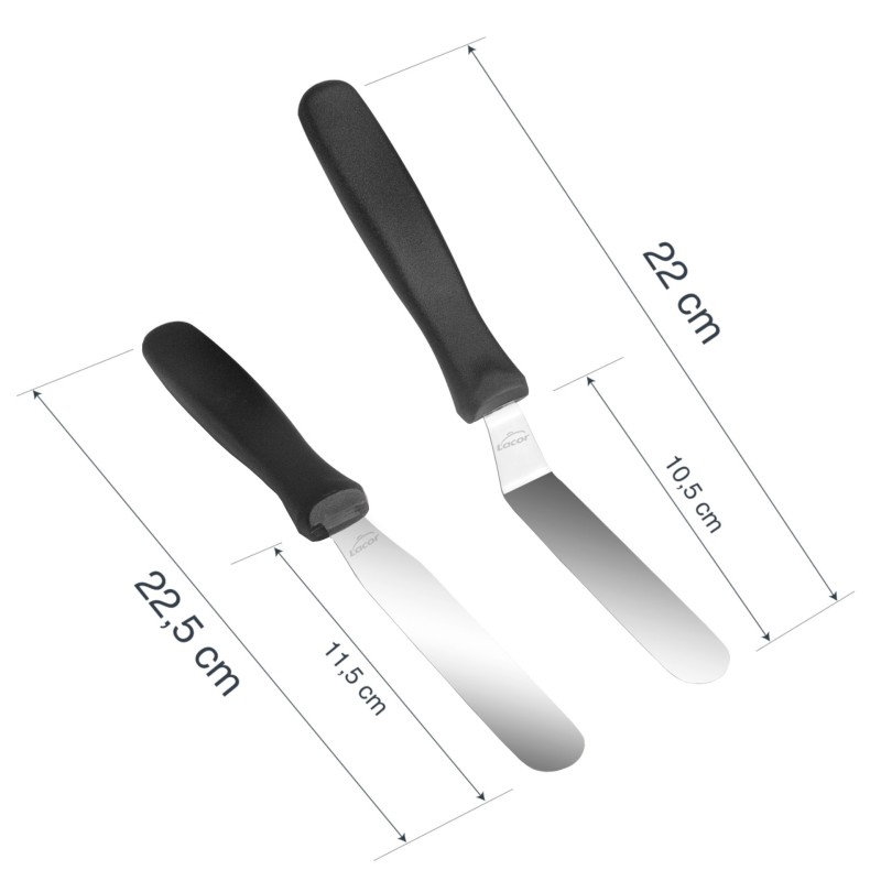 Set Of 2 Mini Stainless Steel Spatulas