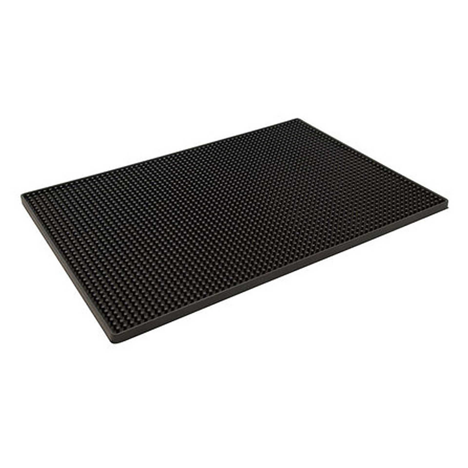 Service Mat Black Non Slip Rubber 40X30X1,5Cm