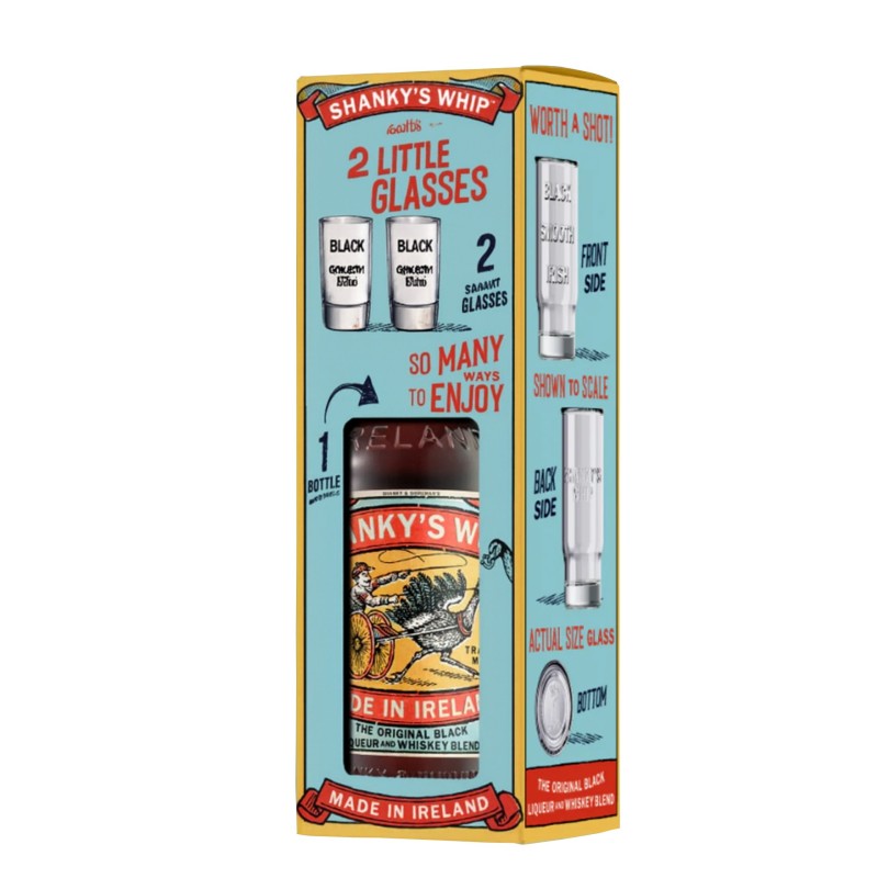 Licor Shankys Whip 35Cl 33% + 2 Copos Licor Shankys Whip 35Cl 33% + 2 Copos