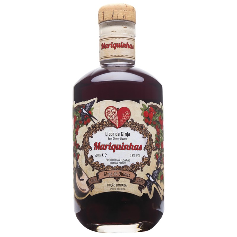 Licor Ginja Mariquinhas Gourmet Especial 50Cl