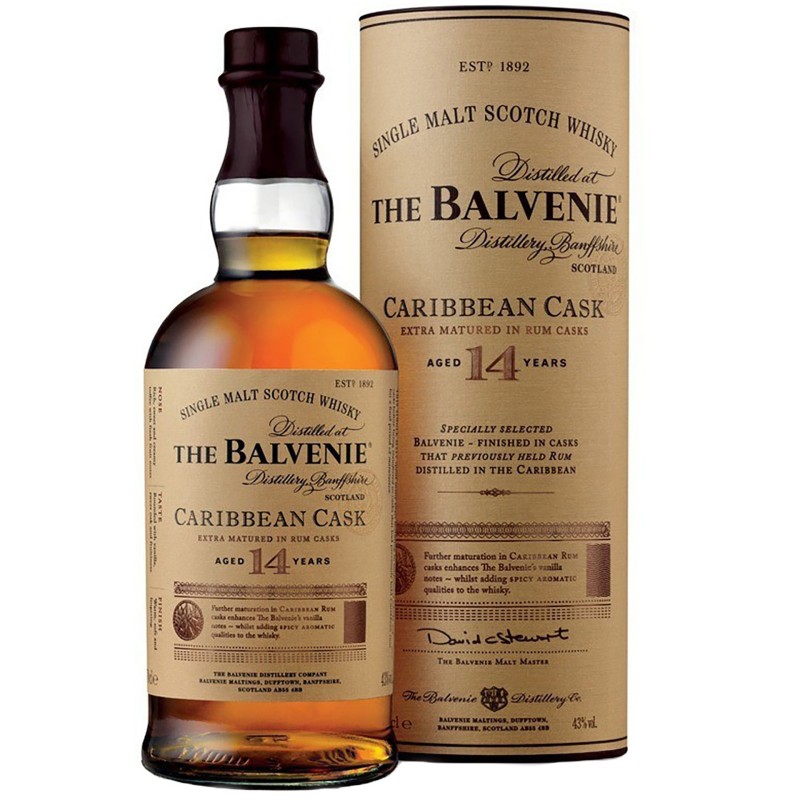 Whisky Single Malt Balvenie 14A Caribbean Cask 70Cl 43%
