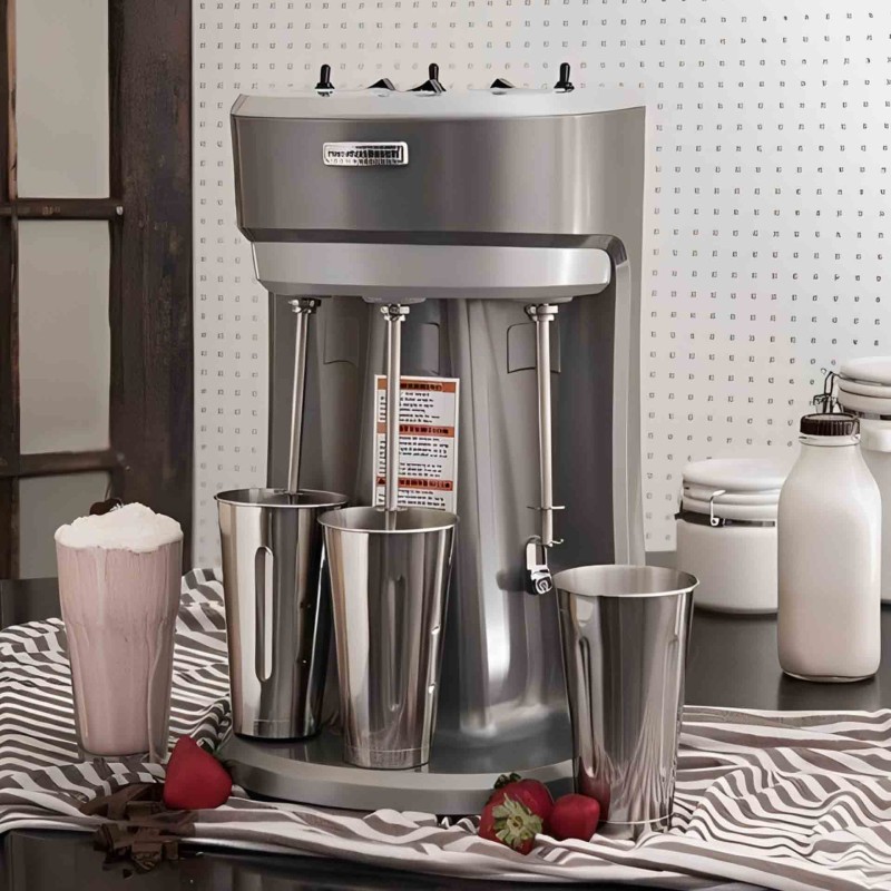 Triple Spindle Drink Mixer