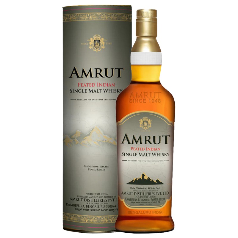 Whisky Single Malt Amrut Peated 70Cl 46%