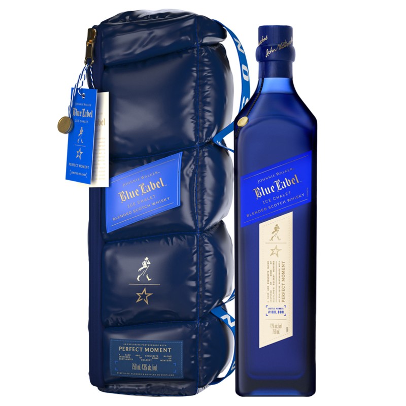 Whisky Johnnie Walker Blue Label Ice Chalet 70Cl 43%