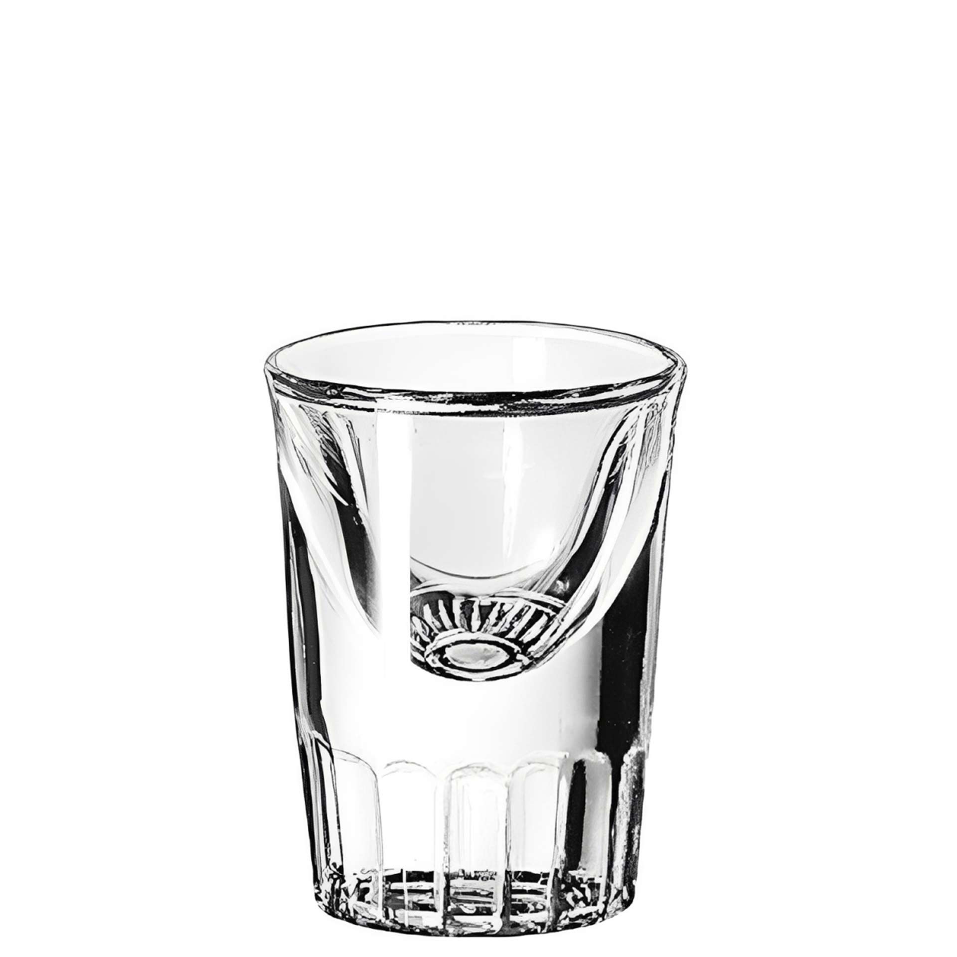 Shot Glass Whiskey Fluted 30Ml