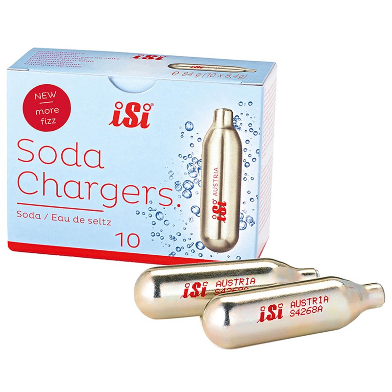 Soda Chargers C02 8.4Gr (Pack 10)