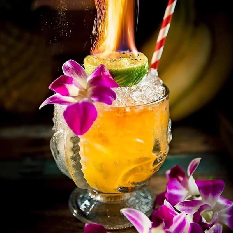 Glass Tiki Cup 41,4Cl