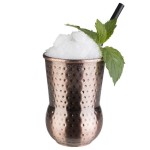 Julep Cup 400Ml Hammered Copper Antique S/S