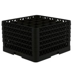 25 Glass 4,5Cm Extender Rack 50X50Cm Black Plastic