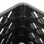 Glass Rack Open Extender 50X50Cm Black