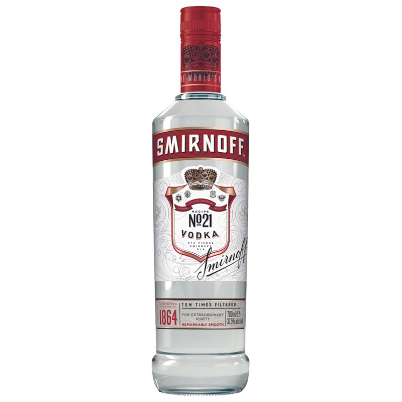 Vodka Smirnoff Red 37,5% 70Cl