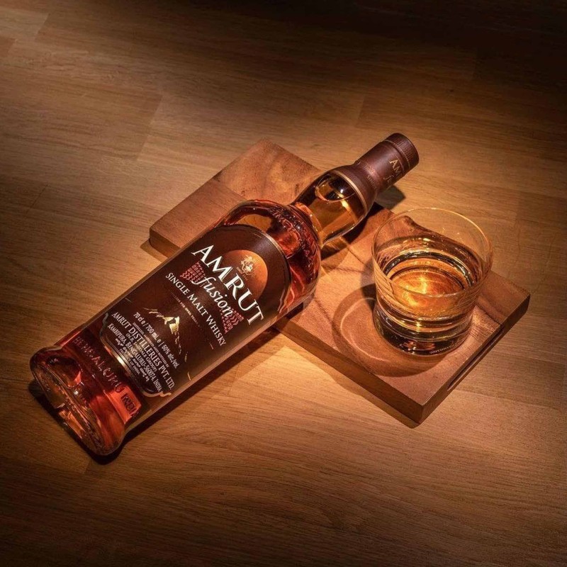Whisky Single Malt Amrut Fusion 70Cl 50%