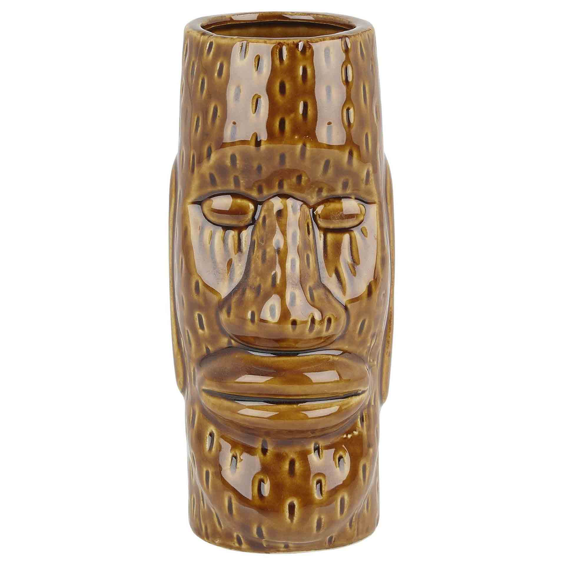 Ceramic Easter Islander Tiki Mug 450Ml