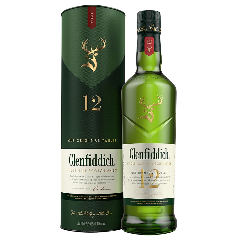 Whisky Glenfiddich 12 Anos 70Cl 40%