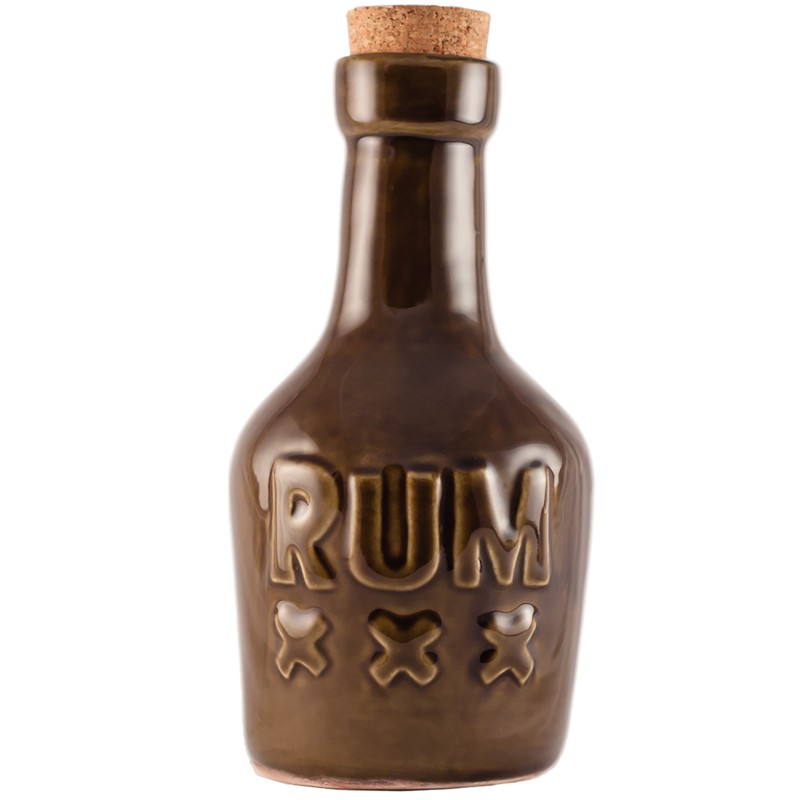 Rum Bottle Tiki Mug Green 35Cl