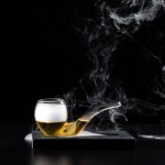 Pipe Cocktail Glass & Marble Support 10Cl