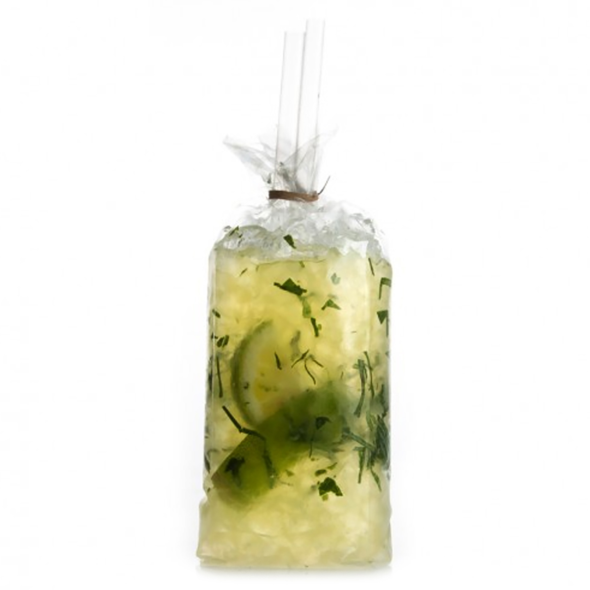 Mini Plastic Bag Cocktail (100Un) 6X5X17Cm 100/0153Mini
