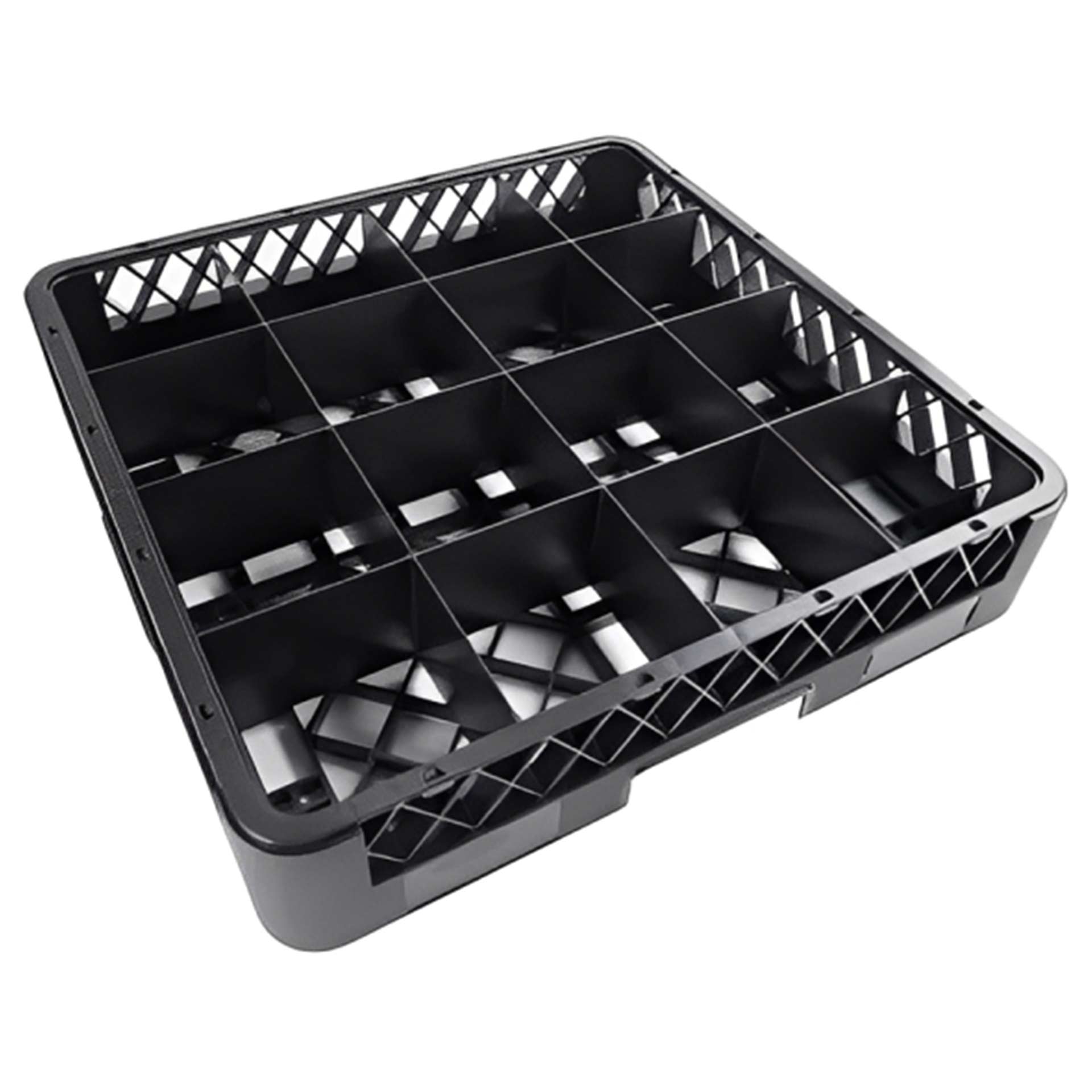 Glass Rack Base H10Cm 16 Compartment Ø11,5Cm