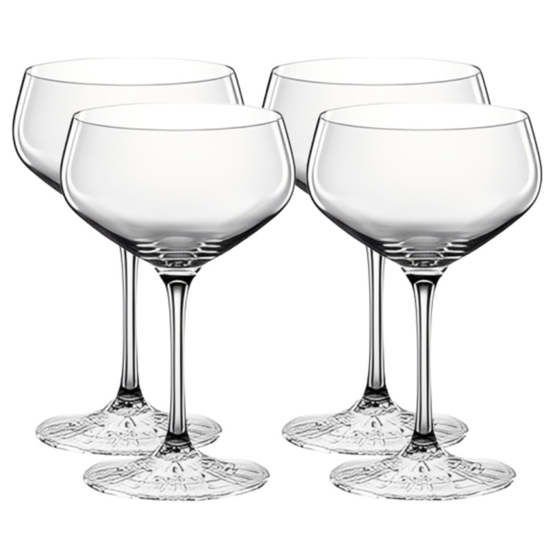 Set 4 Coupe Glasses 23,5Cl Perfect Serve Set 4 Coupe Glasses 23,5Cl Perfect Serve