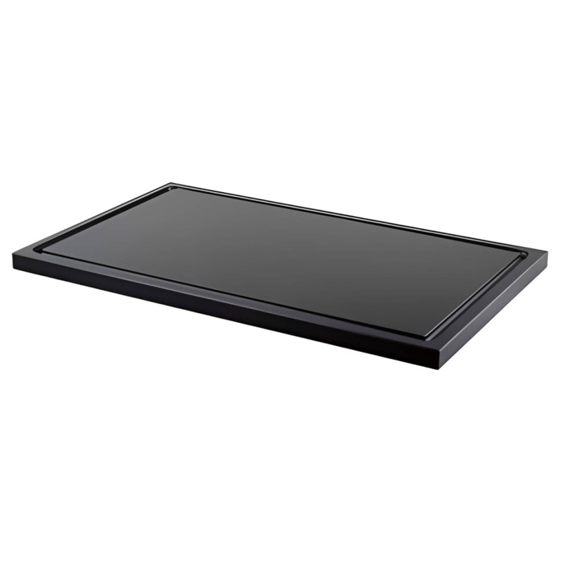 T�bua De Corte Preta 50X30X2Cm Antiderrapante