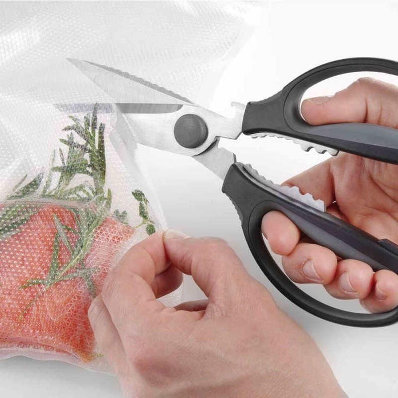 Tesoura De Cozinha Com Cabo Ergon�mico 22Cm