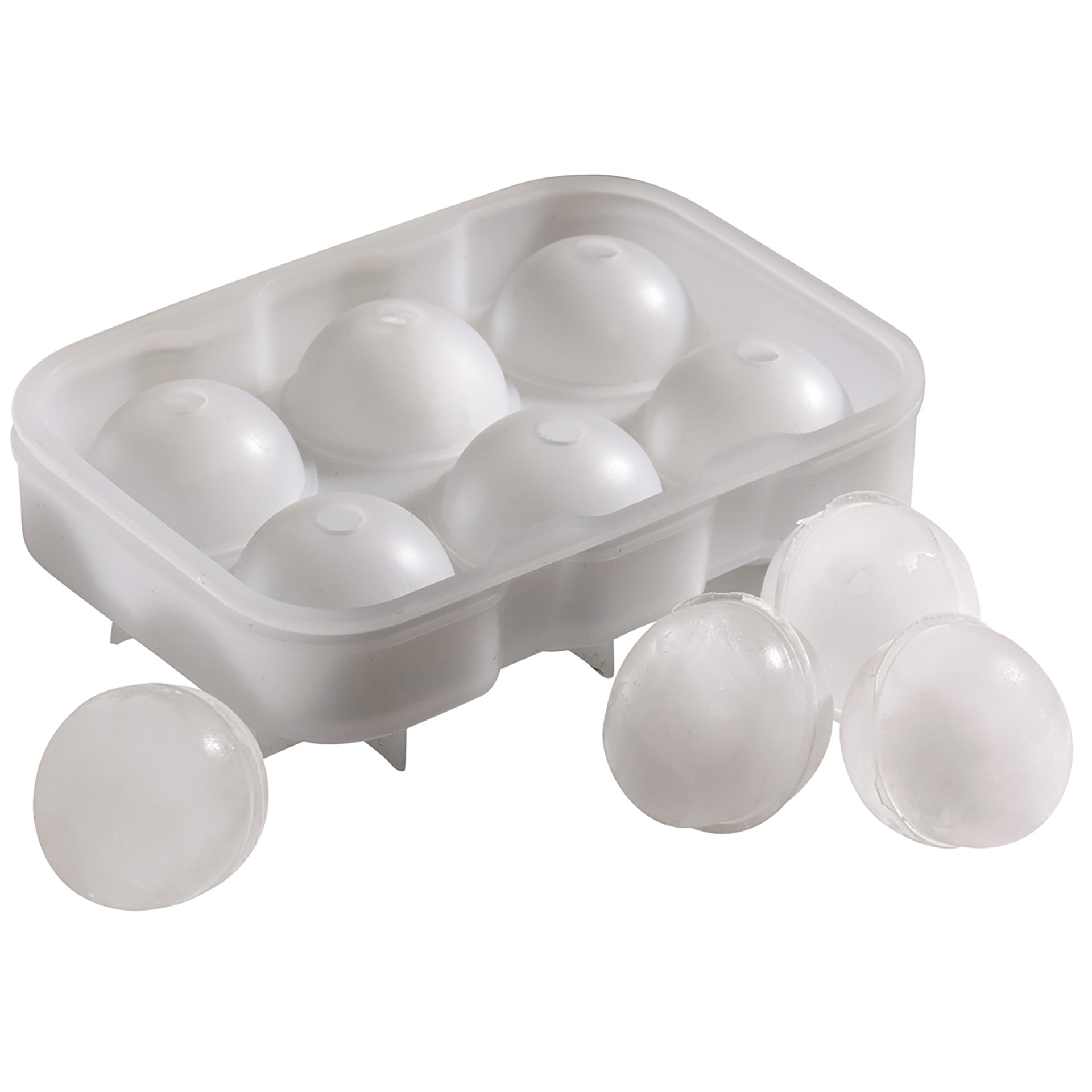 Ice Ball (4,5Cm) 6 Section Silicon Mould